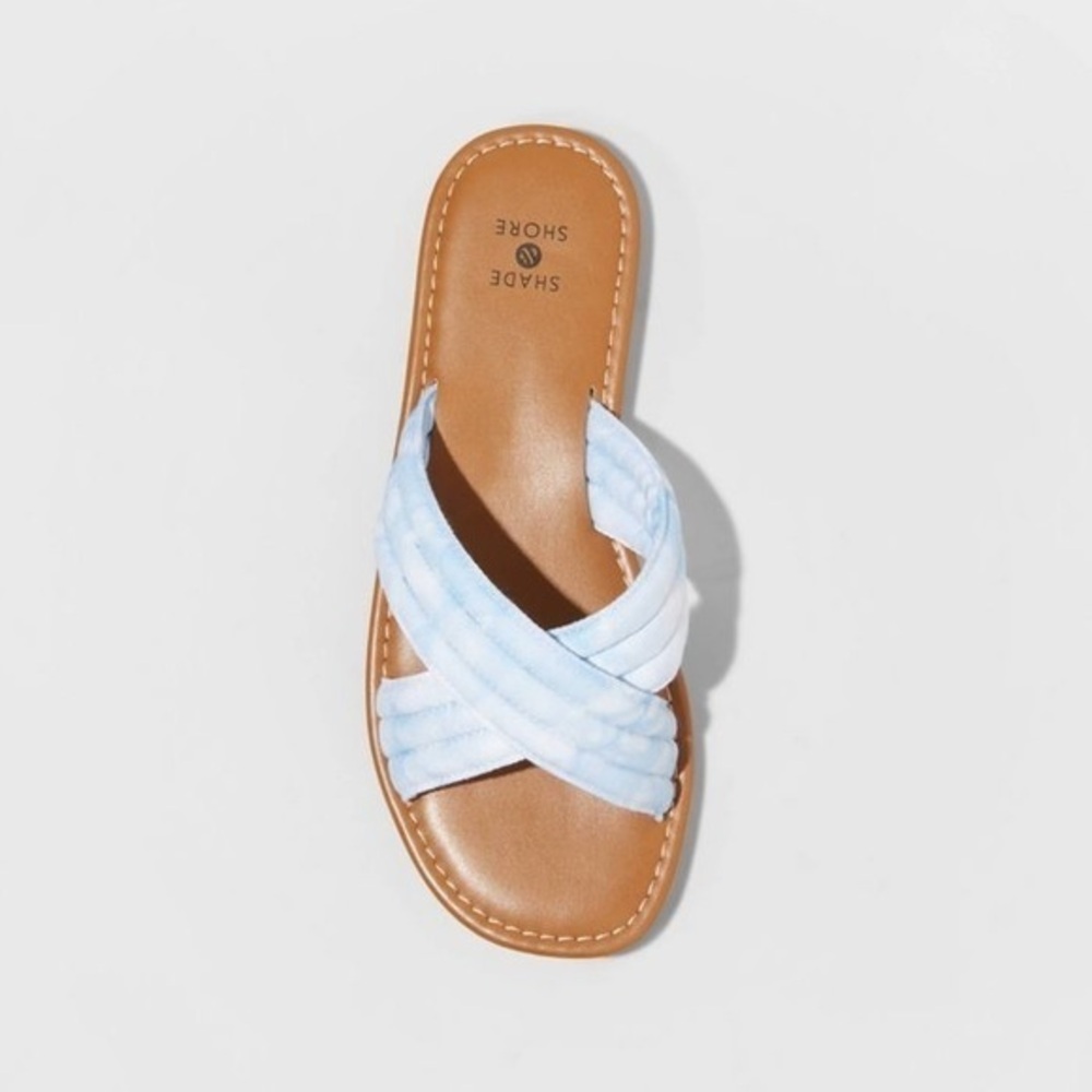 Shade & Shore Women’s Perla Crossband Slide Slip On | NWT